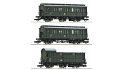 ROCO 6200130 3-tlg. Set 1: Nebenbahnzug, DR