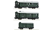 ROCO 6200134 3-tlg. Set: Begleitwagen, ÖBB