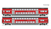 ROCO 6200145 2-tlg. Set: Doppelstockwagen, DB AG