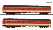 ROCO 6200180 2er Set Bahnpostwagen ÖBB Jaffa DC
