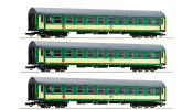 ROCO 6200229 3er Set Schnellzugwagen Y/B70 PKP