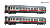 ROCO 6200242  2er Set Eurofimawagen FS   IC Sun   
