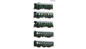 ROCO 6200243 5er Set Personenwagen Usedom DR