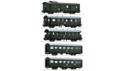 ROCO 6200243 5er Set Personenwagen Usedom DR ROCO 6200243 5er Set Personenwagen Usedom DR
