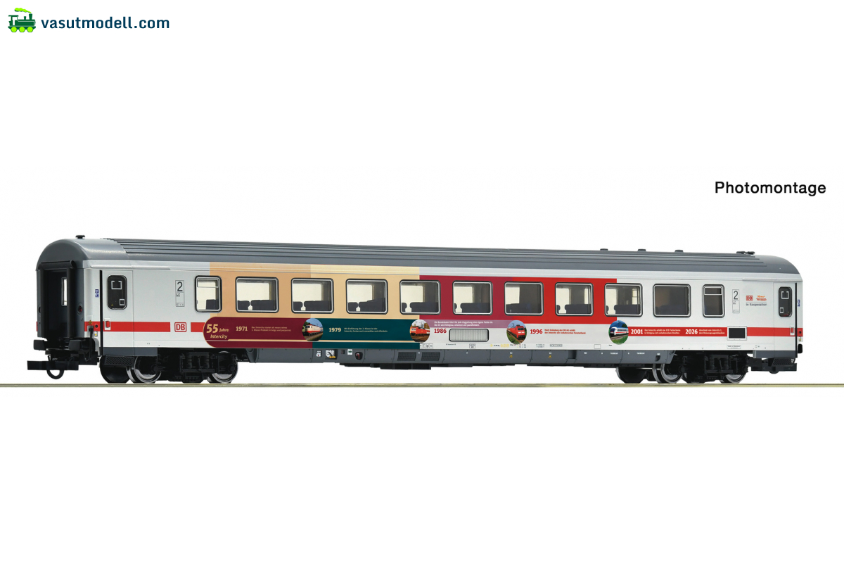ROCO 6200324 Személykocsi, 2. osztály, 55 Jahre InterCity, DB-AG, VI ROCO 6200324 Személykocsi, 2. osztály, 55 Jahre InterCity, DB-AG, VI