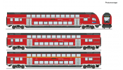 ROCO 6210144 3-tlg. Set: Doppelstockwagen, DB AG