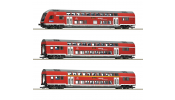 ROCO 6210144 3-tlg. Set: Doppelstockwagen, DB AG ROCO 6210144 3-tlg. Set: Doppelstockwagen, DB AG