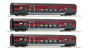 ROCO 6210179 3er Set Railjet ÖBB DCC+Innenbeleuchtung ROCO 6210179 3er Set Railjet ÖBB DCC+Innenbeleuchtung