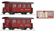 ROCO 6240003 2-tlg. Set: Schmalspur-Personenwagen, Zillertalbahn