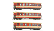 ROCO 6240004 3-tlg. Set: Personenwagen, ÖBB