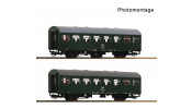 ROCO 6280064 2er Set Rekowagen DR #1 ROCO 6280064 2er Set Rekowagen DR #1