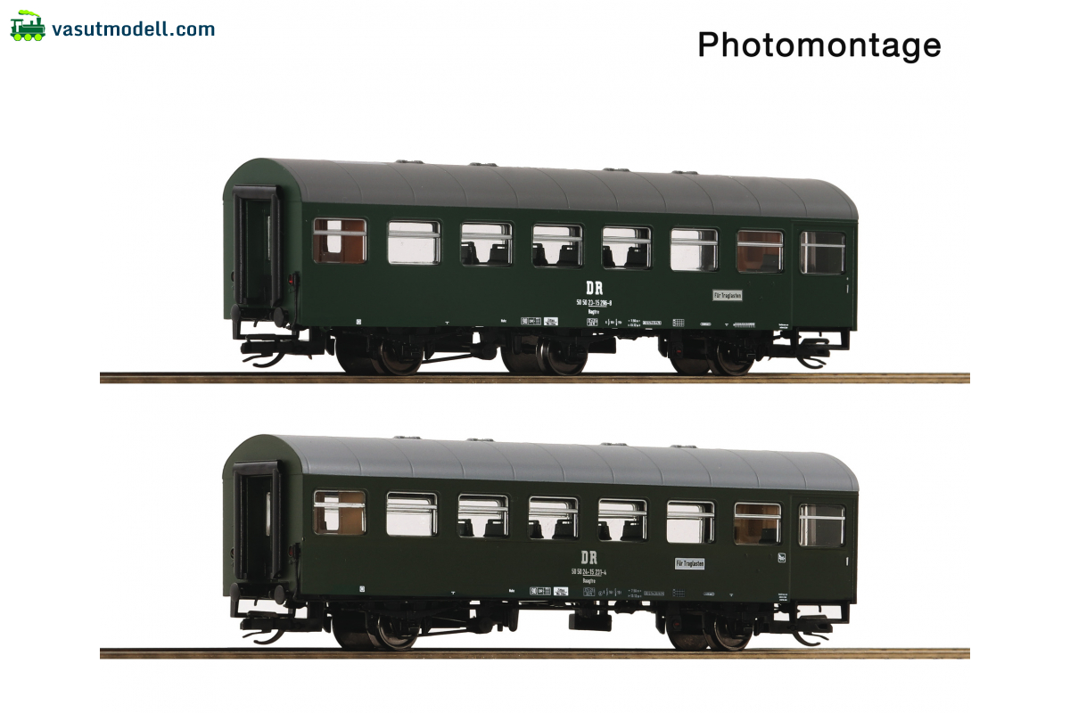 ROCO 6280065 2er Set Rekowagen DR #2 ROCO 6280065 2er Set Rekowagen DR #2