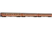 ROCO 64017 Személykocsi, Eurofima-készlet (3db), ÖBB, Mozart