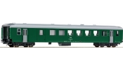 ROCO 64792 Személykocsi (Schlierenwagen), 2. osztály/poggyász, zöld, ÖBB, IV ROCO 64792 Személykocsi (Schlierenwagen), 2. osztály/poggyász, zöld, ÖBB, IV