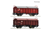 ROCO 6600116 2er Set Schiebedachwag. MAV