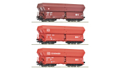 ROCO 6600135 3-tlg. Set: Selbstentladewagen, DB AG