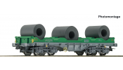 ROCO 6600139 Coiltransportwagen grün Renfe