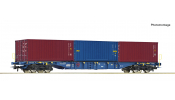 ROCO 6600145 Cont.Tragwag. Sgns CDC + Container
