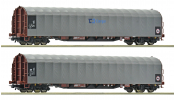 ROCO 6600159 2er Set Schiebeplanenwag. CD C ROCO 6600159 2er Set Schiebeplanenwag. CD C