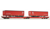 ROCO 6600168 Doppeltaschenwagen T3000e DB AG +Cargo ROCO 6600168 Doppeltaschenwagen T3000e DB AG +Cargo