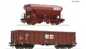 ROCO 6600221 2er Set Güterwagen Chemoil