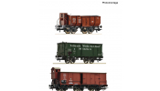 ROCO 6600223 3er Set Güterzug Kbaystb