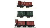 ROCO 6600223 3er Set Güterzug Kbaystb