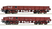 ROCO 6600224 2er Set Niederbordwagen SNCF