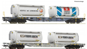 ROCO 6600231 2er Set Containertragwagen Sgns SBB + Tankcontainer