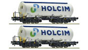 ROCO 6600233 2er Set Silowagen Uacs Holcim ROCO 6600233 2er Set Silowagen Uacs Holcim
