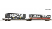 ROCO 6600235 Doppeltaschenwagen T3000e Hupac+Fercam