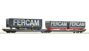 ROCO 6600235 Doppeltaschenwagen T3000e Hupac+Fercam ROCO 6600235 Doppeltaschenwagen T3000e Hupac+Fercam