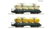 ROCO 6600236 2er Set Silowagen Raj CSD