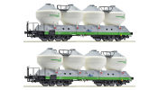 ROCO 6600237 2er Set Silowagen Uacs