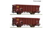 ROCO 6600251 2er Set Rolldachwagen SNCF