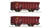 ROCO 6600251 2er Set Rolldachwagen SNCF