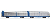 ROCO 6600276 Schiebewandwagen-Doppeleinheit Transwaggon
