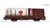ROCO 6600289  Rungenwagen Kbs NS + Container   Scan Dutch   