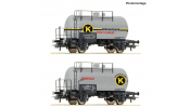 ROCO 6600302 2er Set Kesselwagen Koppartrans