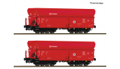 ROCO 6600326 2er Set Selbstentladewagen Wap DB Schenker
