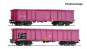 ROCO 6600354 2er Set offene Güterwagen SBB ROCO 6600354 2er Set offene Güterwagen SBB