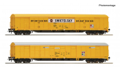ROCO 6600359 2er Set Gedeckte Güterwagen Gabs RTS Swietelsky ROCO 6600359 2er Set Gedeckte Güterwagen Gabs RTS Swietelsky