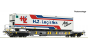 ROCO 6600360 Taschenwagen T3 Hupac mit H.Z. Logistics Kühltrailer ROCO 6600360 Taschenwagen T3 Hupac mit H.Z. Logistics Kühltrailer
