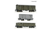 ROCO 6600367 3er Set Güterwagen USATC ROCO 6600367 3er Set Güterwagen USATC