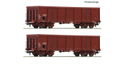 ROCO 6600381 2er Set offene Güterwagen SNCF ROCO 6600381 2er Set offene Güterwagen SNCF