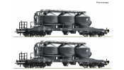 ROCO 6600383 2er Set Silowagen Uacs ÖBB ROCO 6600383 2er Set Silowagen Uacs ÖBB