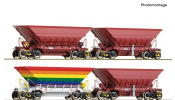 ROCO 6600385 4er Set Erzwagen LKAB #1 ROCO 6600385 4er Set Erzwagen LKAB #1