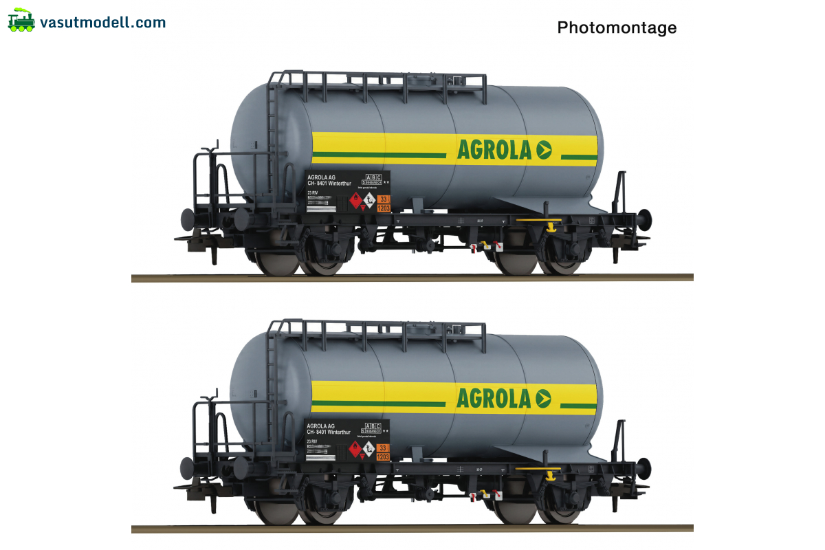 ROCO 6600420 2er Set Kesselwagen Agrola ROCO 6600420 2er Set Kesselwagen Agrola