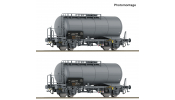 ROCO 6600422 2er Set Kesselwagen Uhs-w DR ROCO 6600422 2er Set Kesselwagen Uhs-w DR