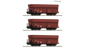 ROCO 6600425 3er Set Selbstentladewagen Fads CD ROCO 6600425 3er Set Selbstentladewagen Fads CD